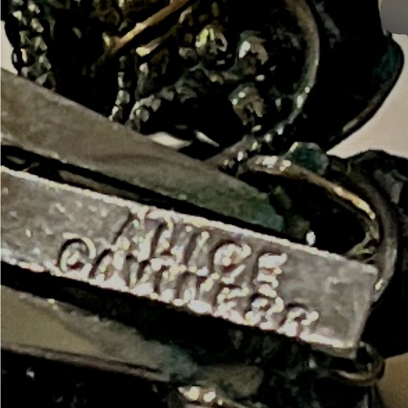 Alice Caviness Vintage Beaded Necklace & Clip-on Earrings Set - 1950s signed - Picture 3 of 6